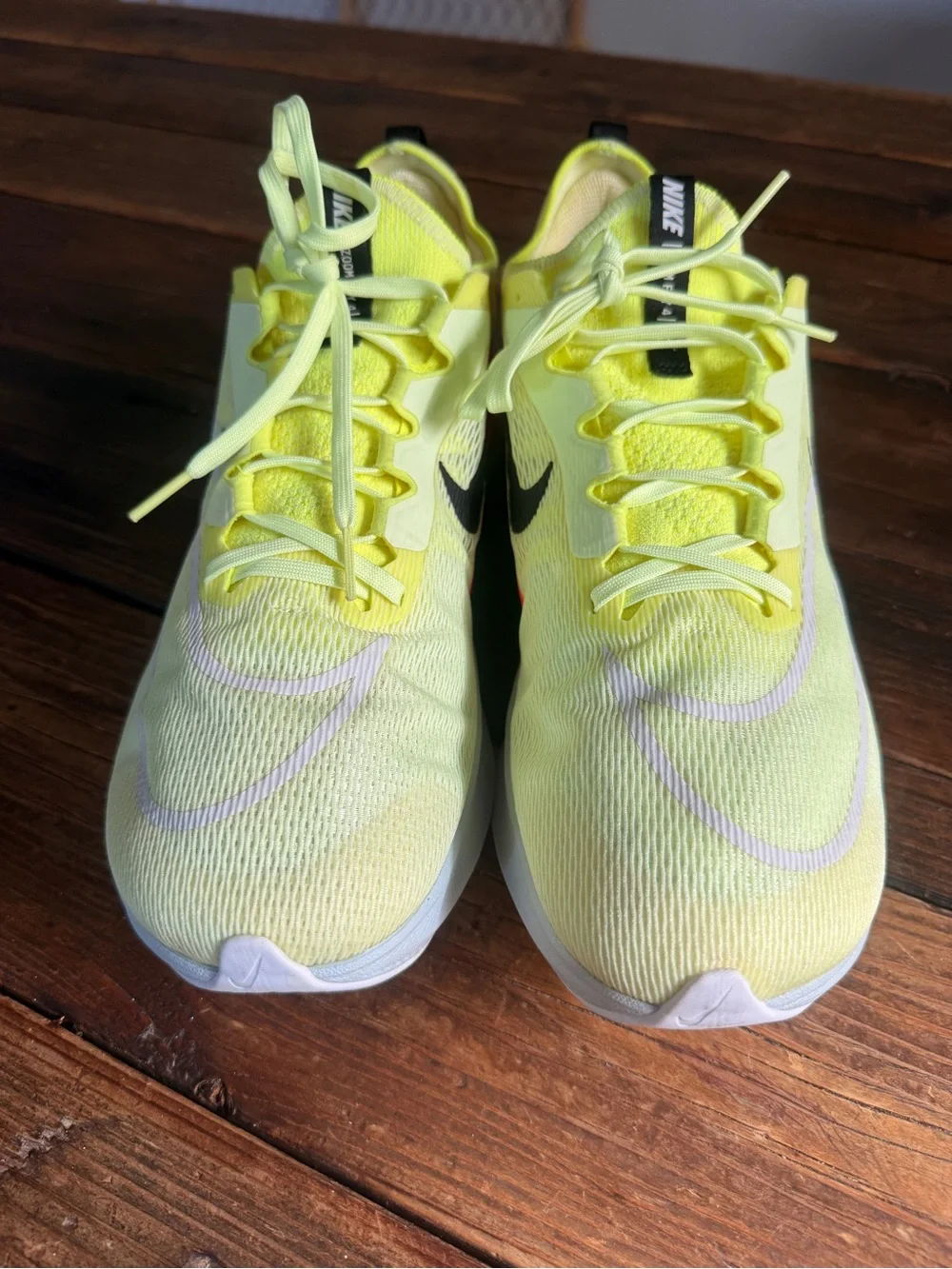 Nike Zoom Fly 4 'Barely Volt' Running Shoes Men's Size 12